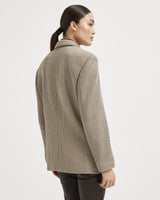 Knit Blazer with Monili in Beige