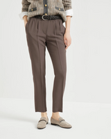 Tailored Jogger Trousers in Cocoa
