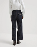 Sartorial Square Trousers in Dark Denim