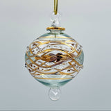 Blown Glass Small Ornament - Garland: Red