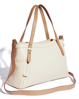 The Artisan Tote in Cream / Biscotto