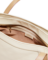 The Artisan Tote in Cream / Biscotto
