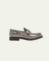 Metallic Penny Loafer with Monili