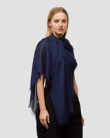 Staffa 85 x 200 Scarf in Navy