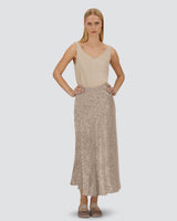 Sequin Skirt in Chantilly