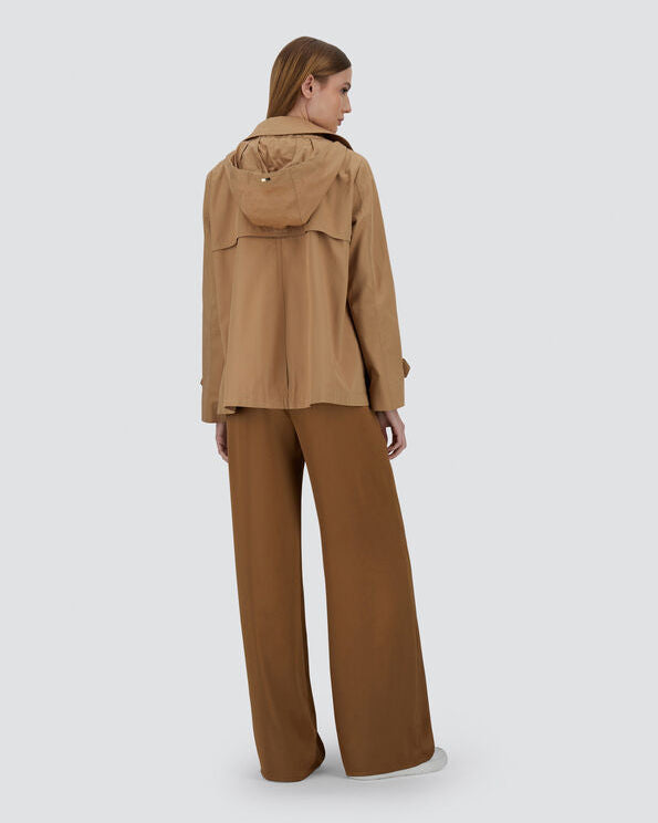 Dean Pea Coat in Cammello
