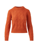 Luxe Cable Crew in Brandy