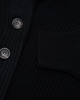 Mini Yacht Cardigan in Black