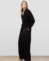 Mini Yacht Cardigan in Black