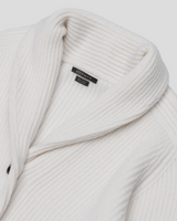 Mini Yacht Cardigan in Ice White