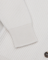 Mini Yacht Cardigan in Ice White