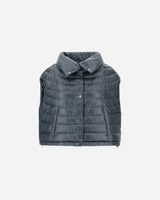 Woven Vest in Stone Blue