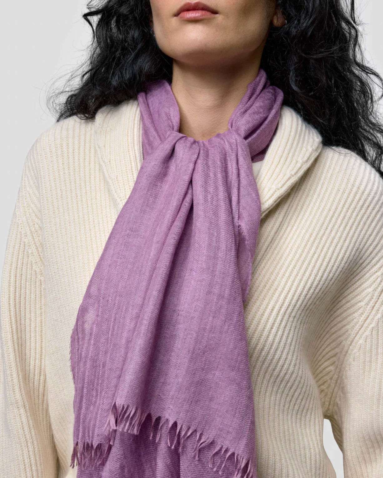 Staffa 85 x 200 Scarf in Muave