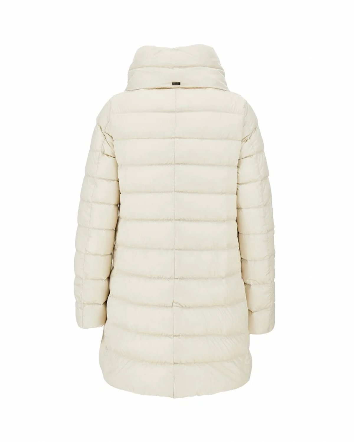 "Amelia" Jacket in White Pearl Nylon