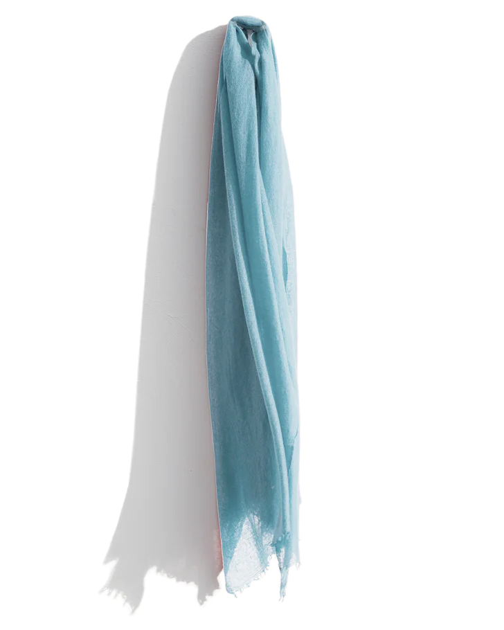 Whisper Neckerchief in Mid Blue