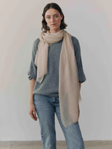 Wispy 70 x 200 Scarf in Light Natural