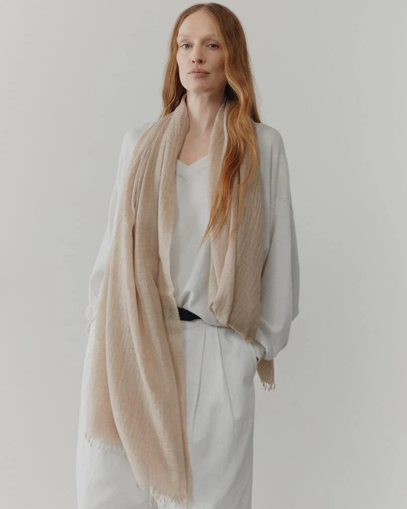 Staffa 85 x 200 Scarf in Stone