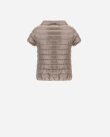 "Emilia" Cap Sleeve Jacket in Taupe