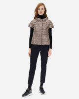 "Emilia" Cap Sleeve Jacket in Taupe