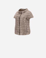 "Emilia" Cap Sleeve Jacket in Taupe