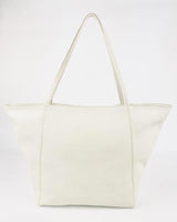 Vienna Tote in Milk Pebble Grain