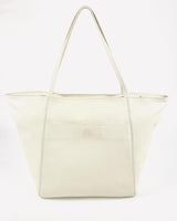 Vienna Tote in Milk Pebble Grain