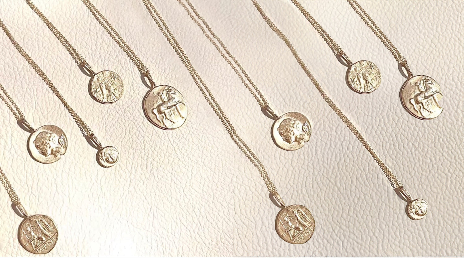 gold coin necklaces