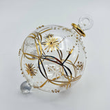 Blown Glass Ornament - Gold Dew Drops