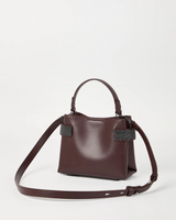 Small Top-Handle Essence Bag in Burgundy