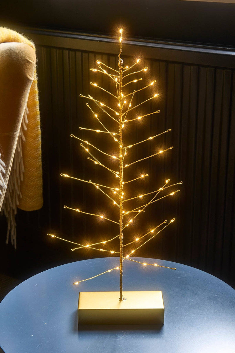 Festive Tree Light: Gold