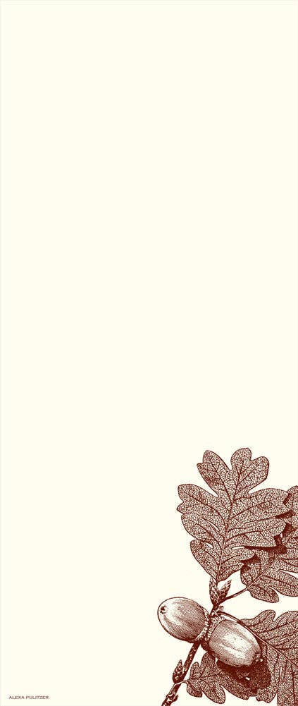Acorn Leaf Long Pad