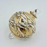 Blown Glass Small Ornament - Garland: Green