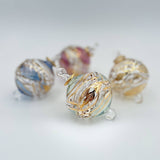 Blown Glass Small Ornament - Garland: Yellow