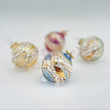 Blown Glass Small Ornament - Garland: Yellow