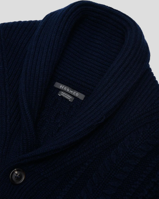 Aspen Cardigan in Navy Blue
