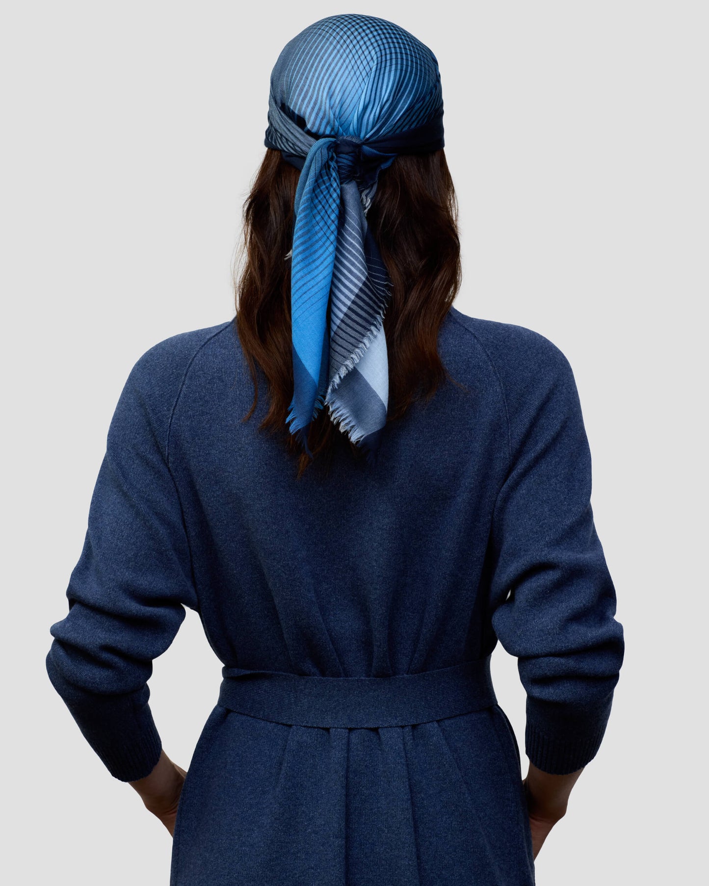 Wispy Anita Square in Navy Blue