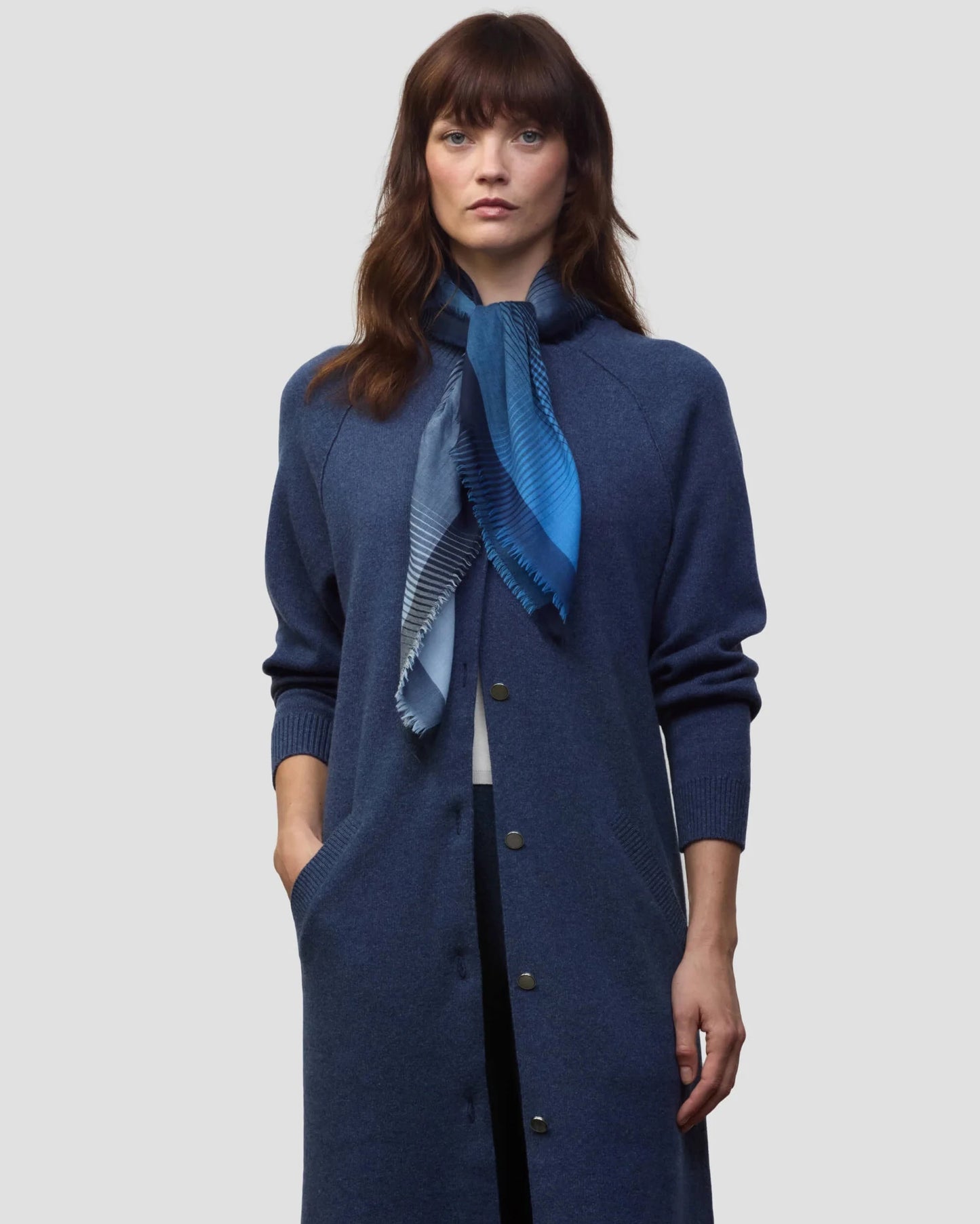 Wispy Anita Square in Navy Blue