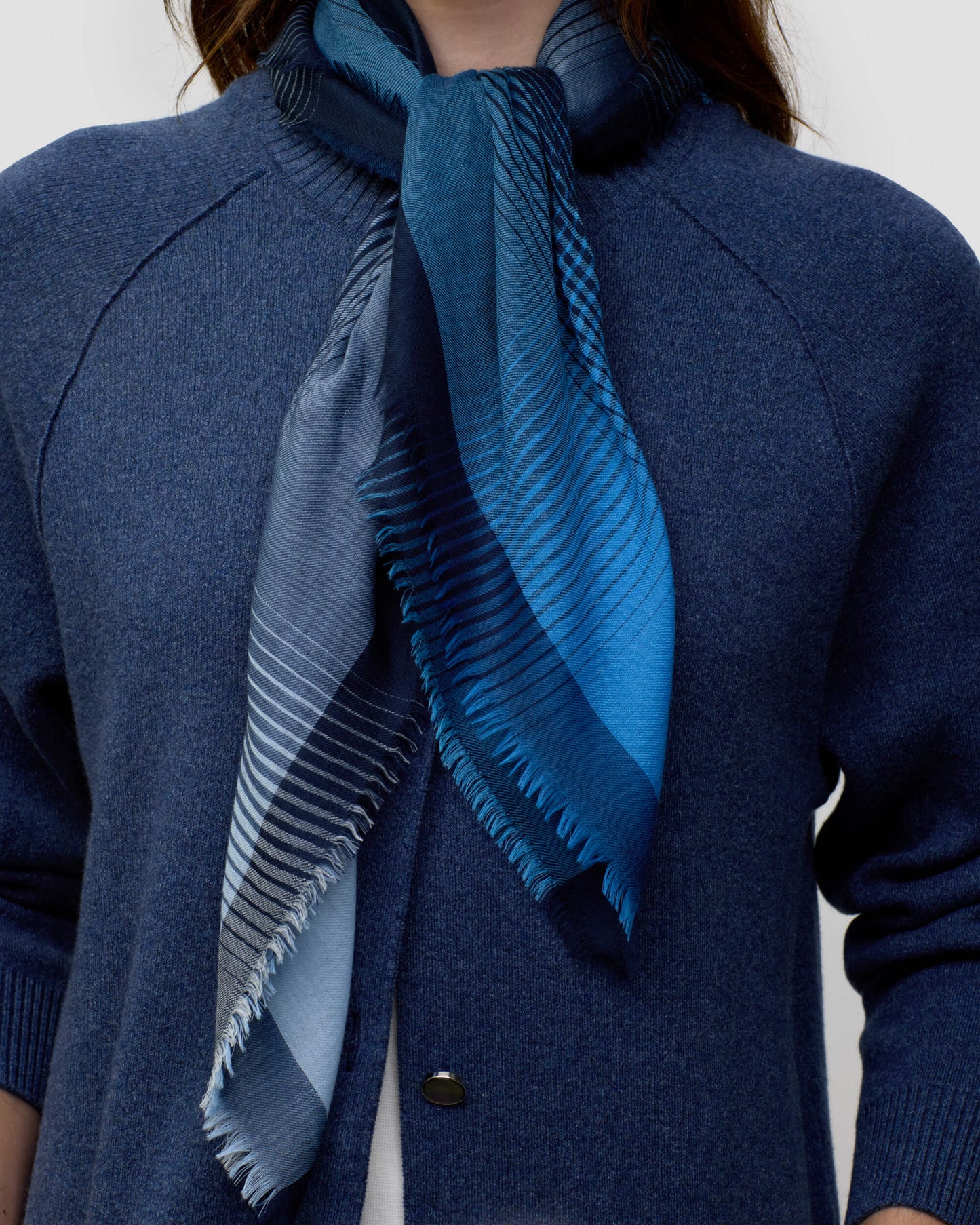 Wispy Anita Square in Navy Blue