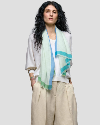 Wispy Alyssa Scarf in Mint Zest