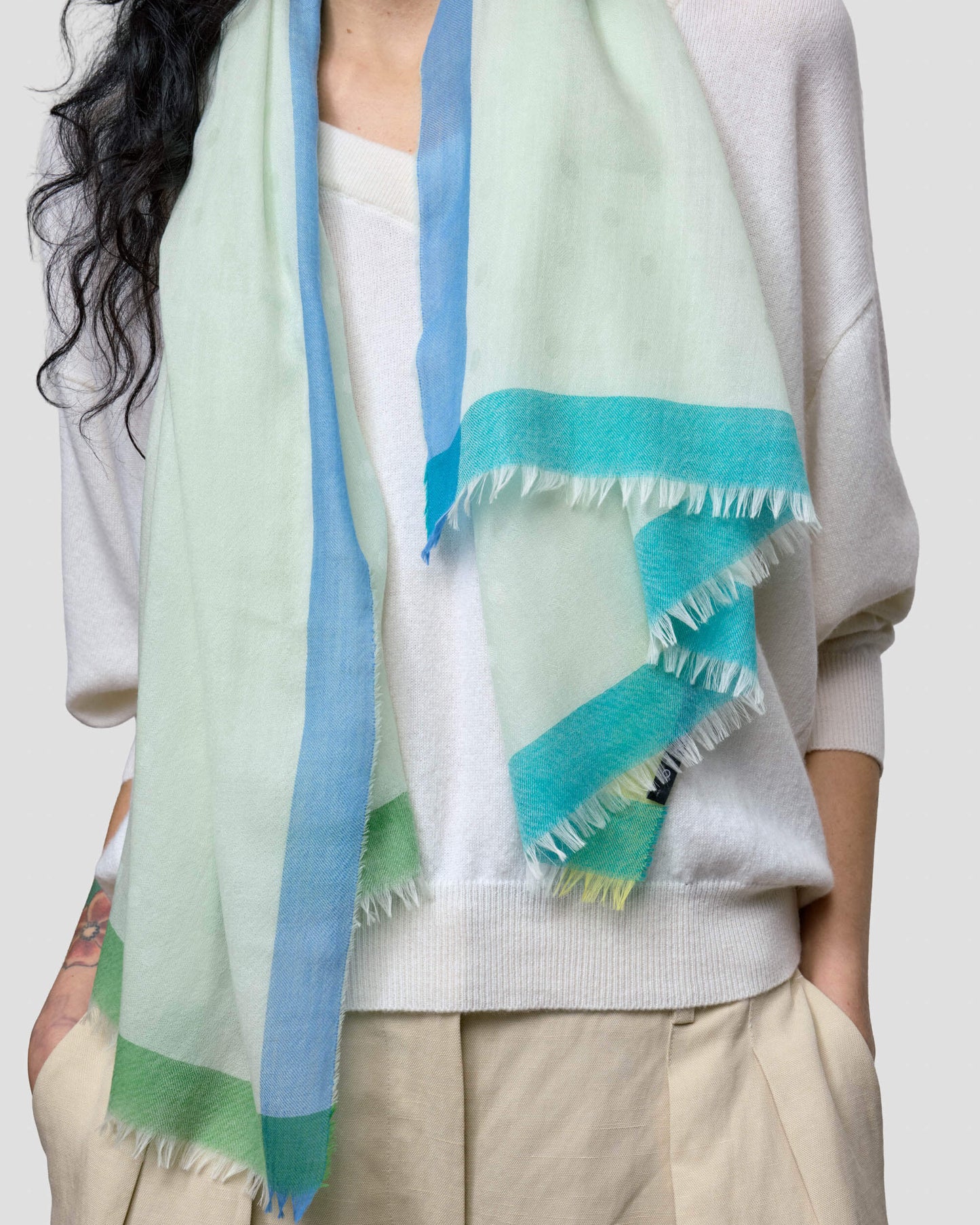 Wispy Alyssa Scarf in Mint Zest