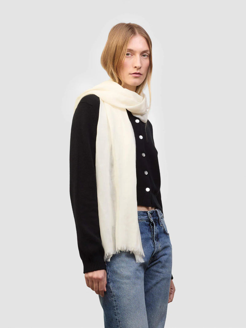 Wispy 70 x 200 Scarf in Snow