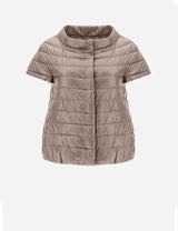 "Emilia" Cap Sleeve Jacket in Taupe