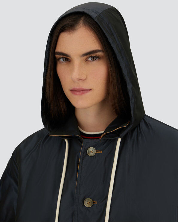 Dean Reversible Jacket in Camel / Blue