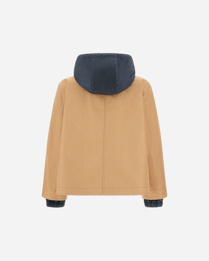 Dean Reversible Jacket in Camel / Blue