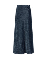 Sequin Skirt in Stone Blue