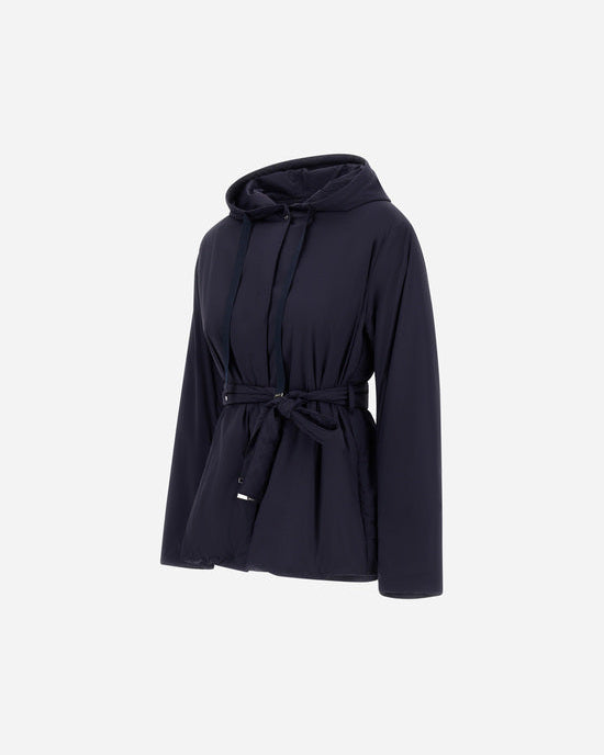Light Nylon Stretch Jacket in Blue