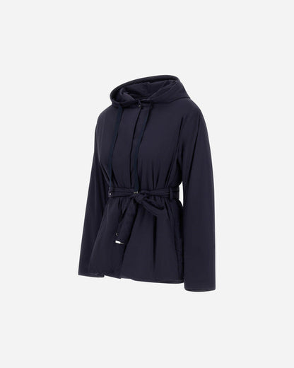 Light Nylon Stretch Jacket in Blue