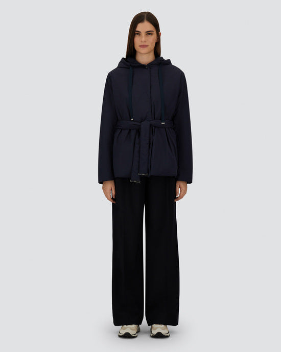 Light Nylon Stretch Jacket in Blue