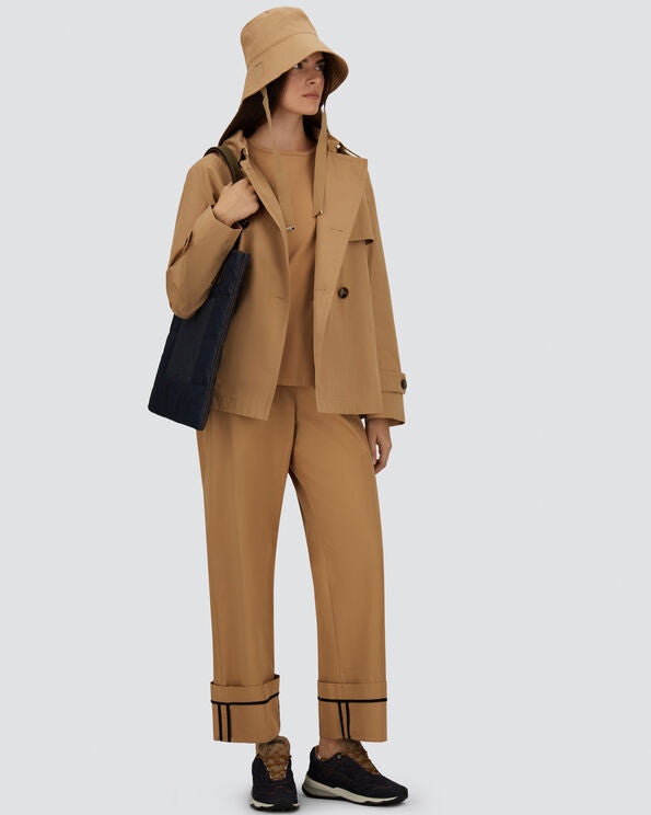Dean Pea Coat in Cammello