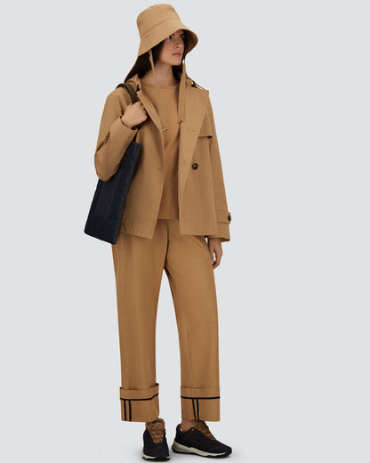 Dean Pea Coat in Cammello
